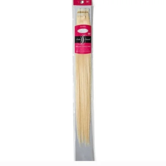 Riviera Satin Strands Tape-In Hair Extensions - Light Blonde - Picture 4 of 4